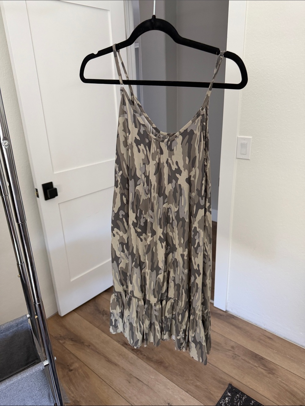Neutral Camo Slip Dress